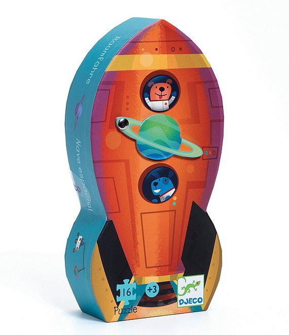 DJECO Mini Silhouette Spaceship Puzzle