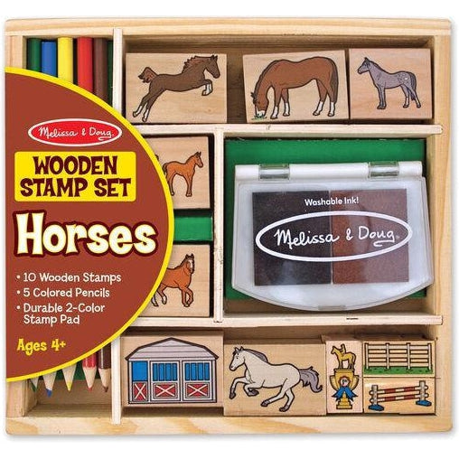 Melissa & Doug Horses Stamp Set