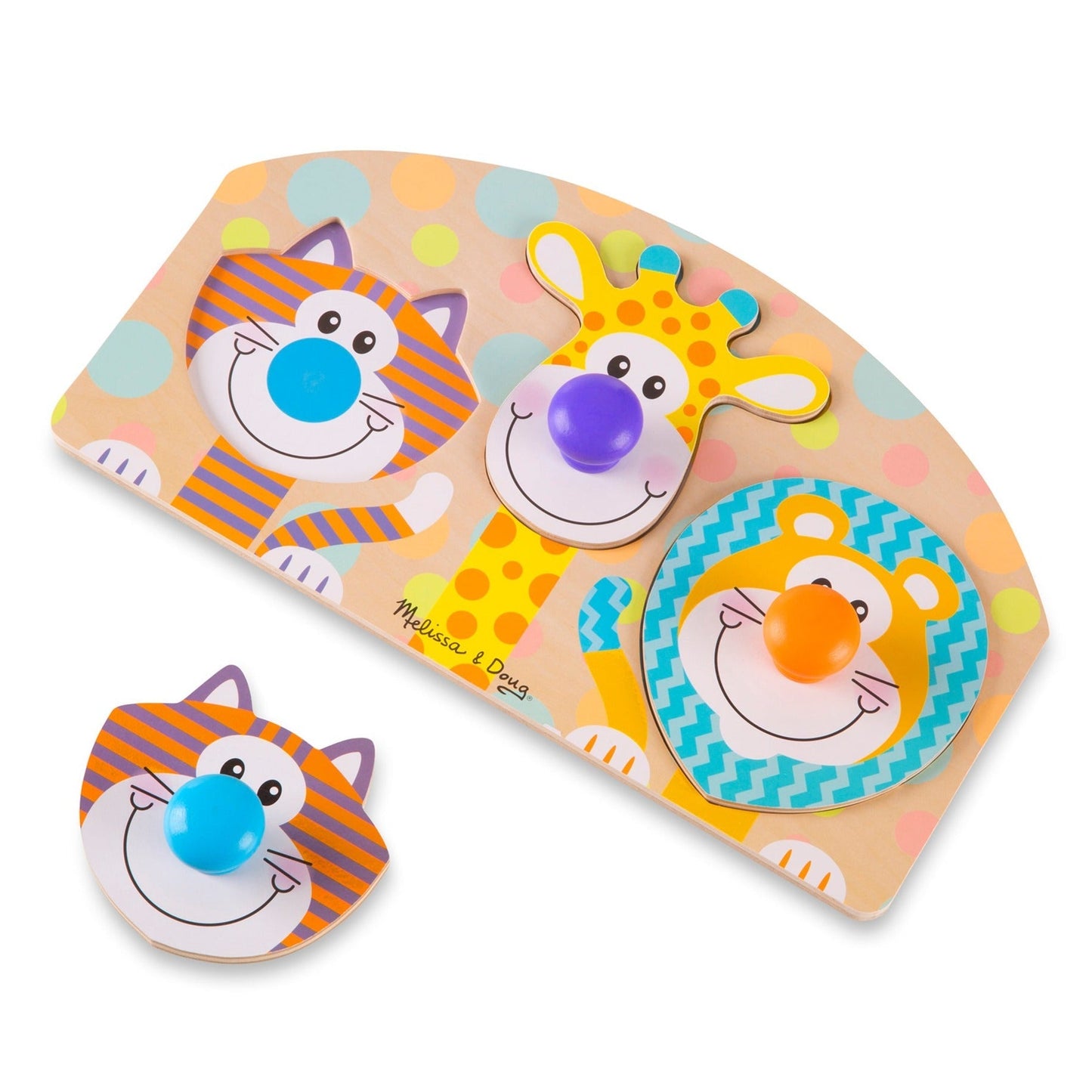 Melissa & Doug Safari Jumbo Knob Puzzle