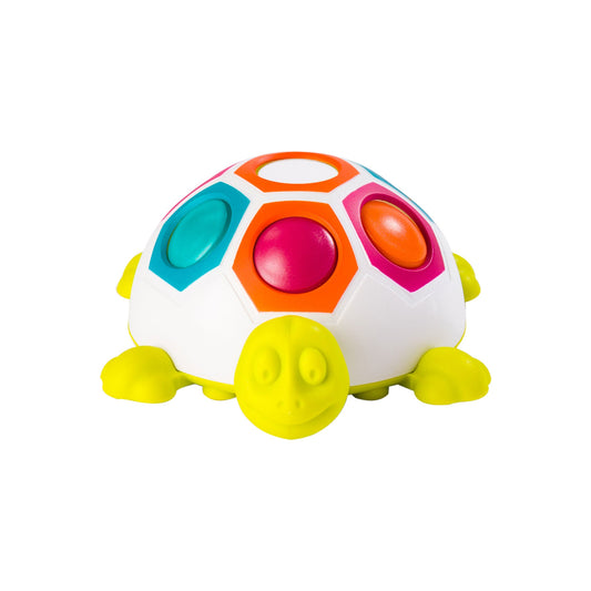 FAT BRAIN TOYS POP N SLIDE SHELLY TOY - TURTLE