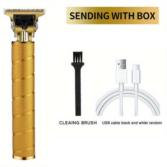 Professional Electric Hair Clippers for Men - Cordless Beard Trimmer Shaver with Zero Gapped Hair Cutting Grooming Kit & Guide Combs (Random USB Cable Color)