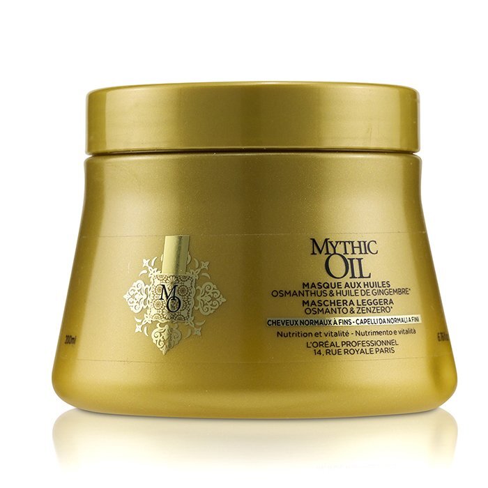 L'Oreal Professionnel Mythic Oil Oil Light Masque with Osmanthus & Ginger Oil (Normal to Fine Hair) 200ml/6.76oz