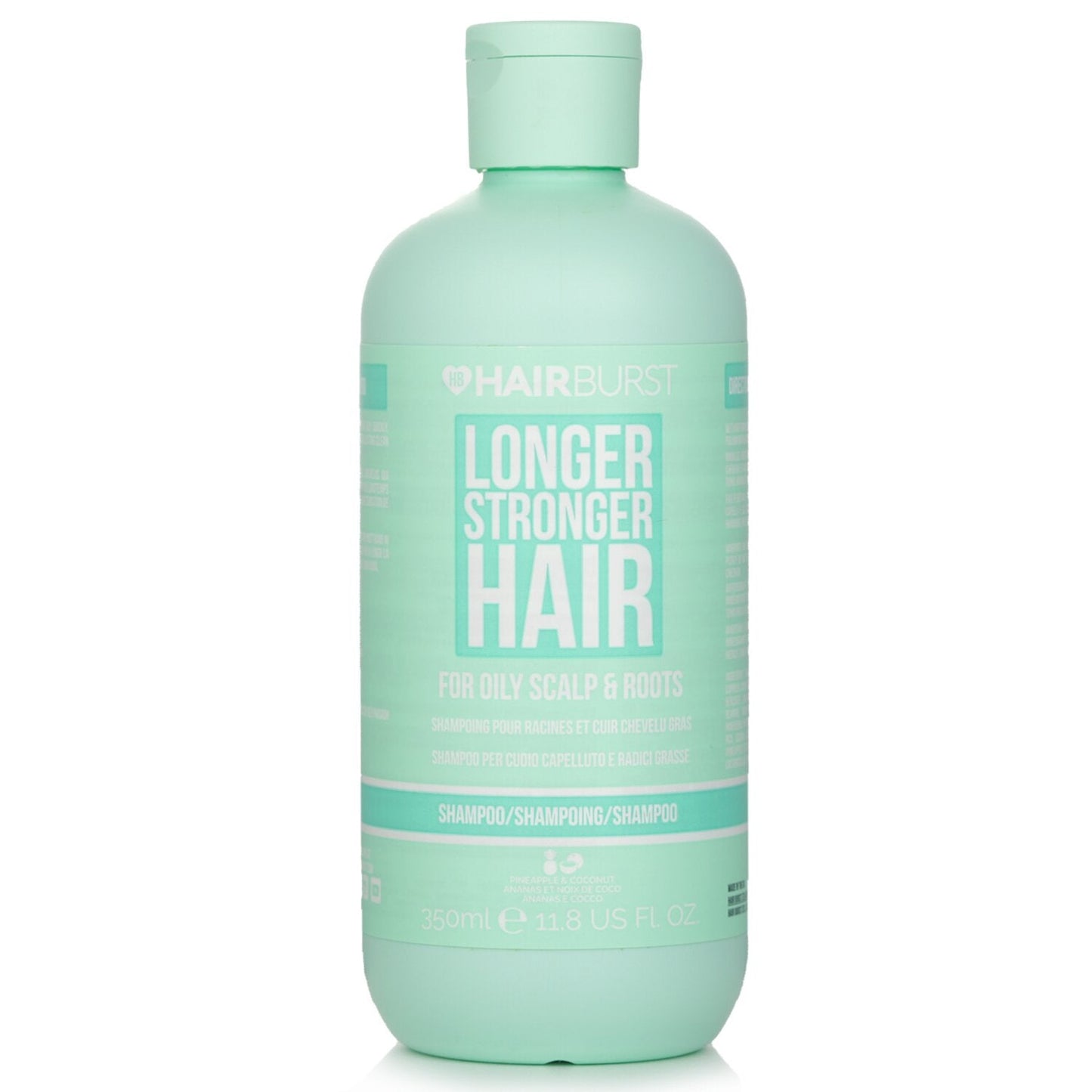 Hairburst Pineapple & Coconut Shampoo for Oily Scalp And Roots 350ml/11.8oz