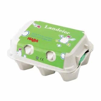 Haba Half Dozen Wooden Eggs