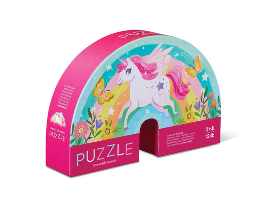 Crocodile Creek- Sweet Unicorn 12pc Mini Puzzle