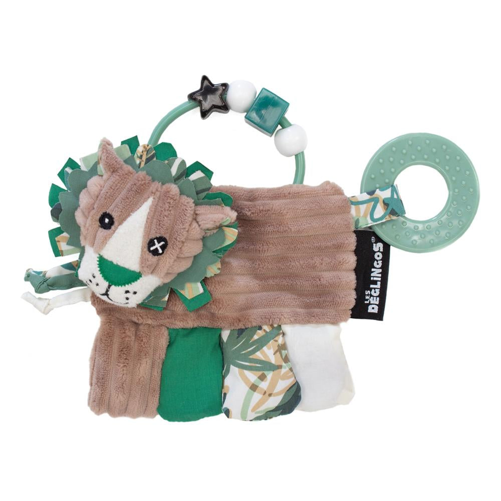 Les Deglingos Activity Rattle Jelekros The Lion