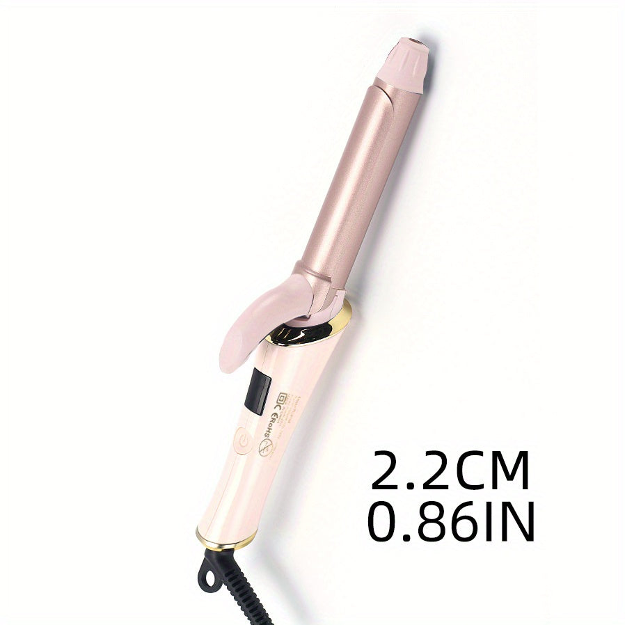 Hair Curling Wands With LCD Display,248°F,284°,320°F,356°F,392°F, 60 Minute Timed Shutdown,5 Gear Temperature Regulation(0.35in,0.51in,0.74in,0.86in,0.98in)