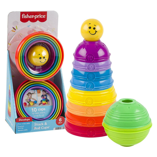 FISHER-PRICE STACK & ROLL CUPS