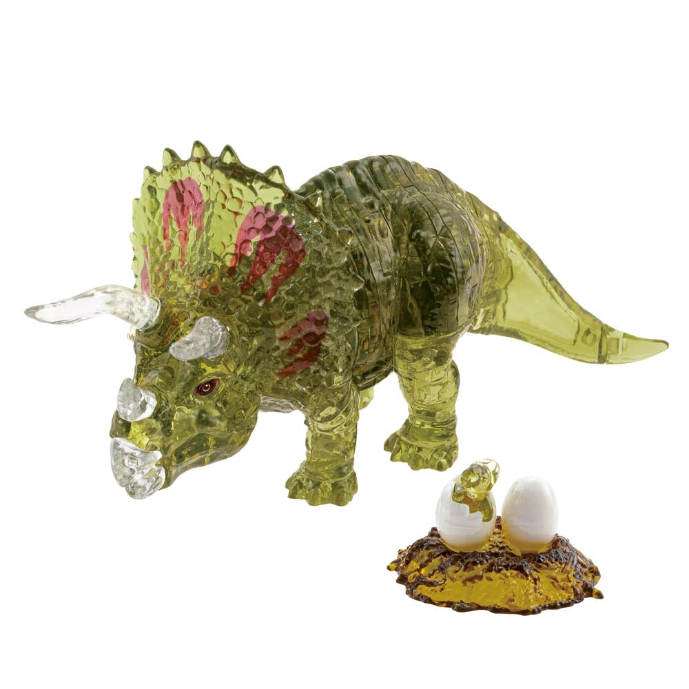 Beverly 61 Piece Crystal Puzzle Trikeratops Green 50286