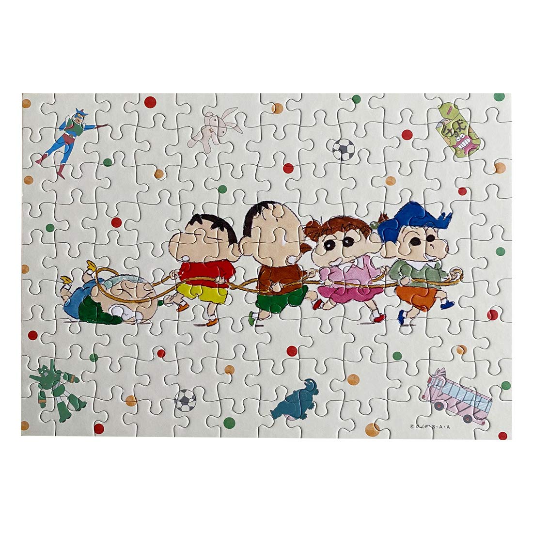 APPLEONE Kyst2889Em Jigsaw Puzzle Crayon Shin-Chan Kasukabe Defense Corps 108 Pieces