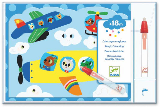 DJECO Hidden in The Sky Magic Colouring