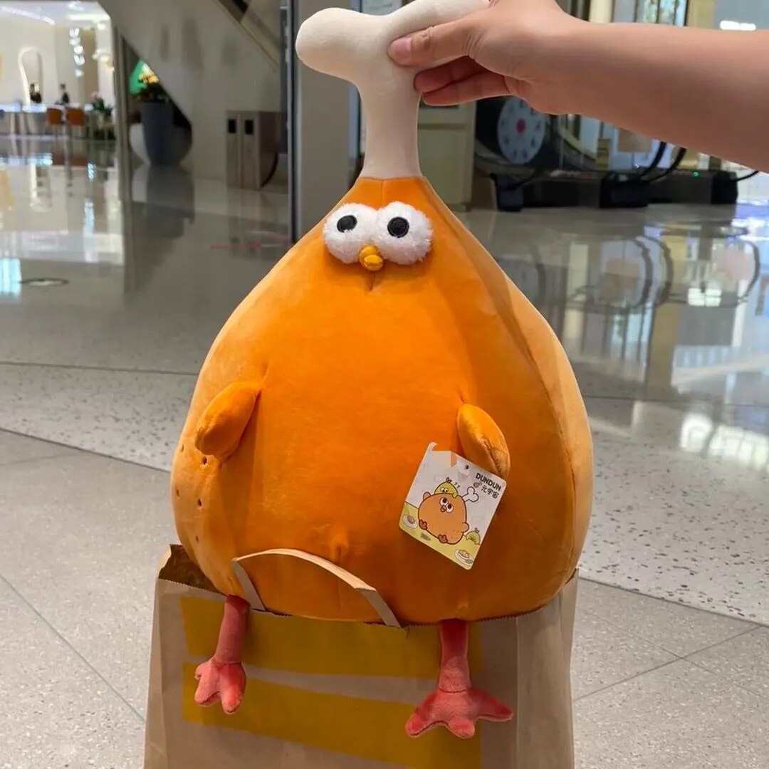 Dundun Doodle Chicken Birthday Gift Plush Doll Senior Sleeping Doll for Girls Stuffed Animal Patung Dolls Children's Toys Gifts ShopOnlyDeal