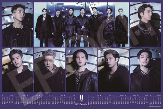 Epoch 1000Pc Jigsaw Puzzle Bts Calendar Japan 13-044 W/ Glue & Spatula (50X75Cm)