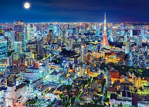Epoch 2000 Piece Jigsaw Puzzle Sparkling Tokyo Night Tokyo Super Small Piece