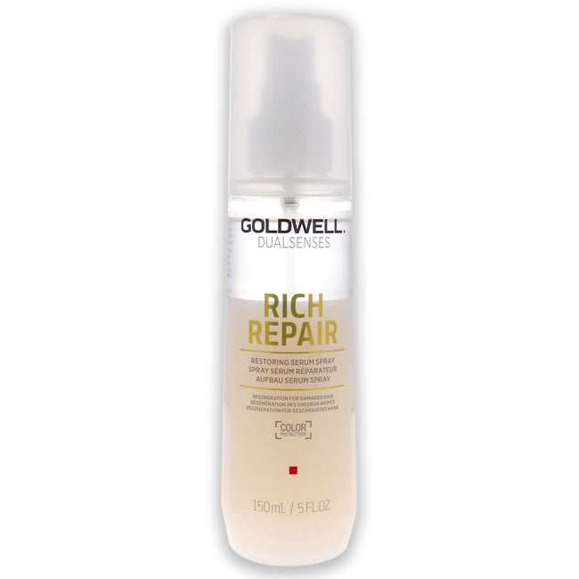 Goldwell Dualsenses Rich Repair Restoring Serum Spray by Goldwell for Unisex - 5 oz Serum