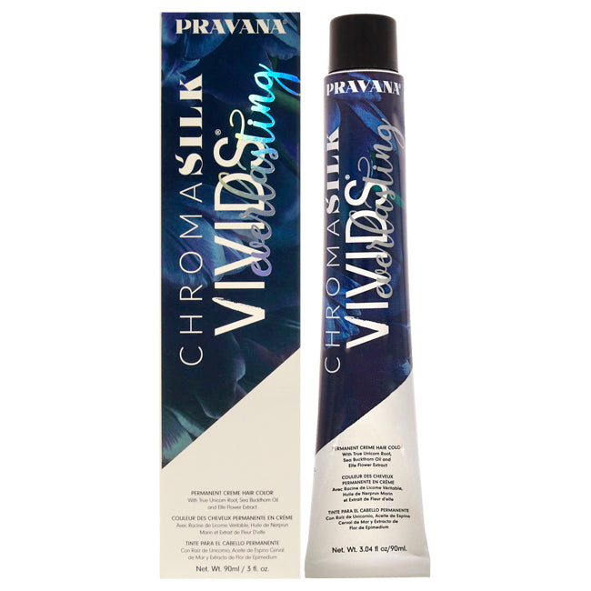 ChromaSilk Vivids Everlasting Permanent - Poison Berry by Pravana for Unisex - 3 oz Hair Color