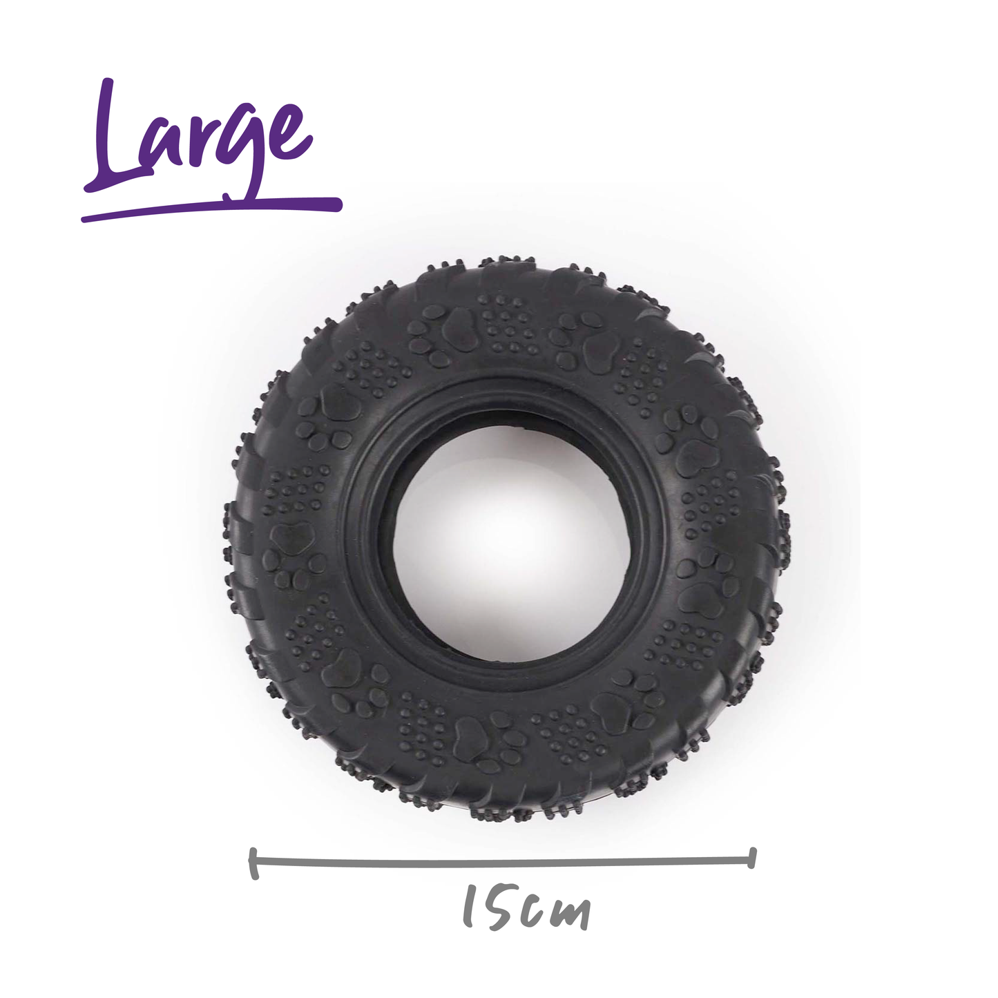 Toothy Tyre Dog Toy