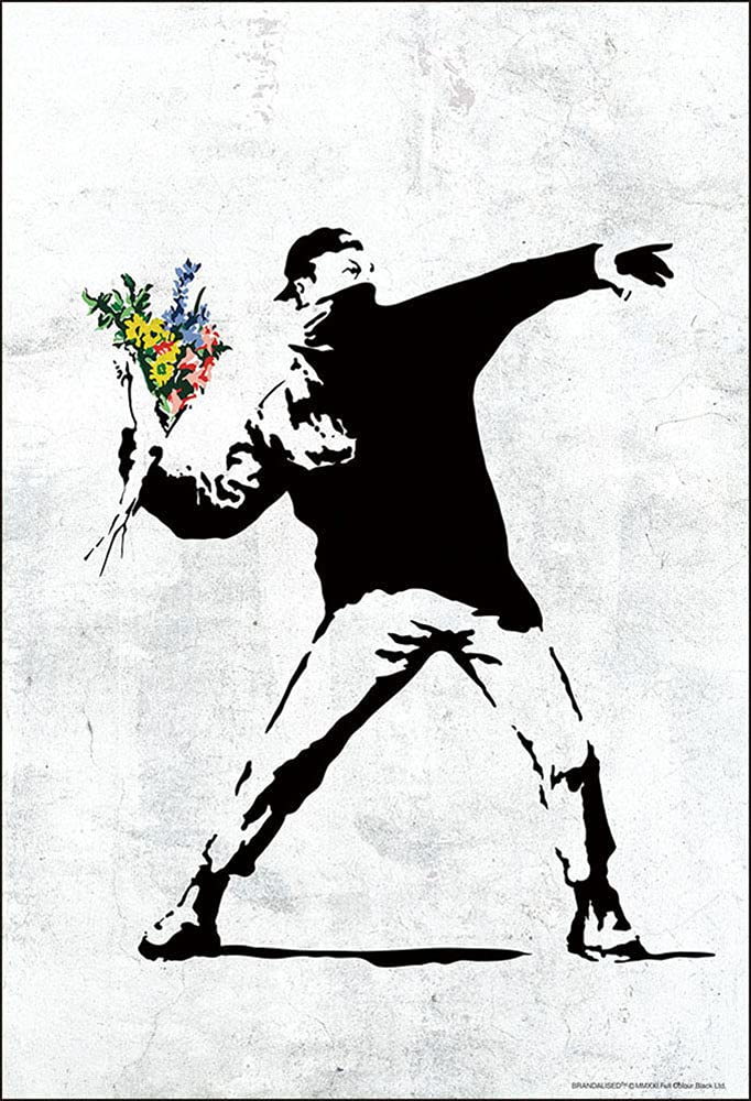 BEVERLY 83-110 Jigsaw Puzzle Banksy Flower Bomber 300 Pieces