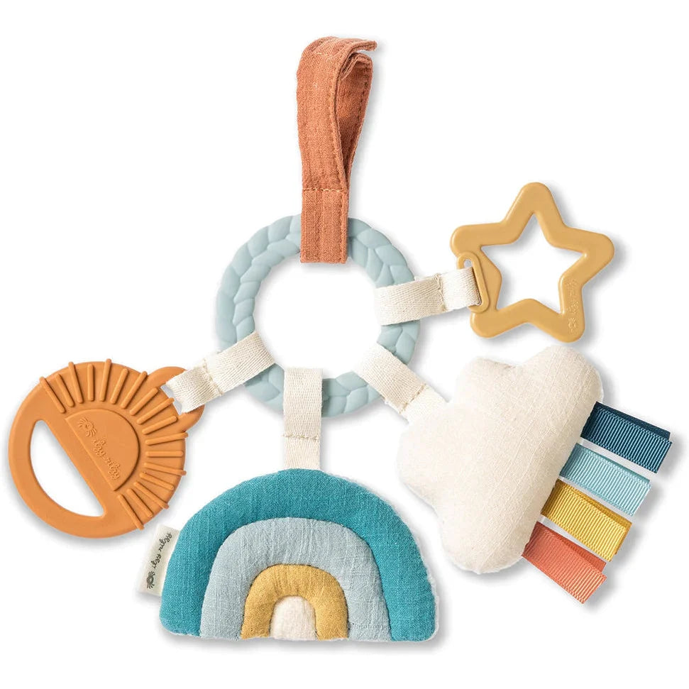 Busy Ring Teething Activity Toy | Neutral