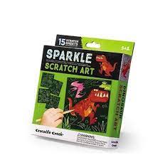 Crocodile Creek- Art/Dinosaur Sparkle Scratch