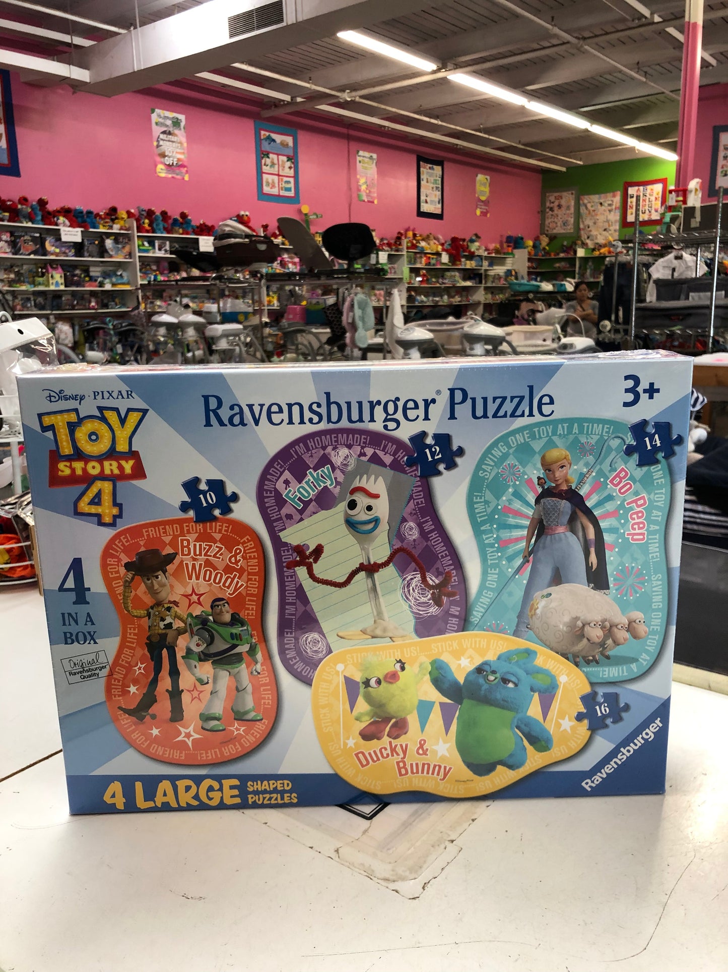 New Disney Toy Story 4pk Puzzle