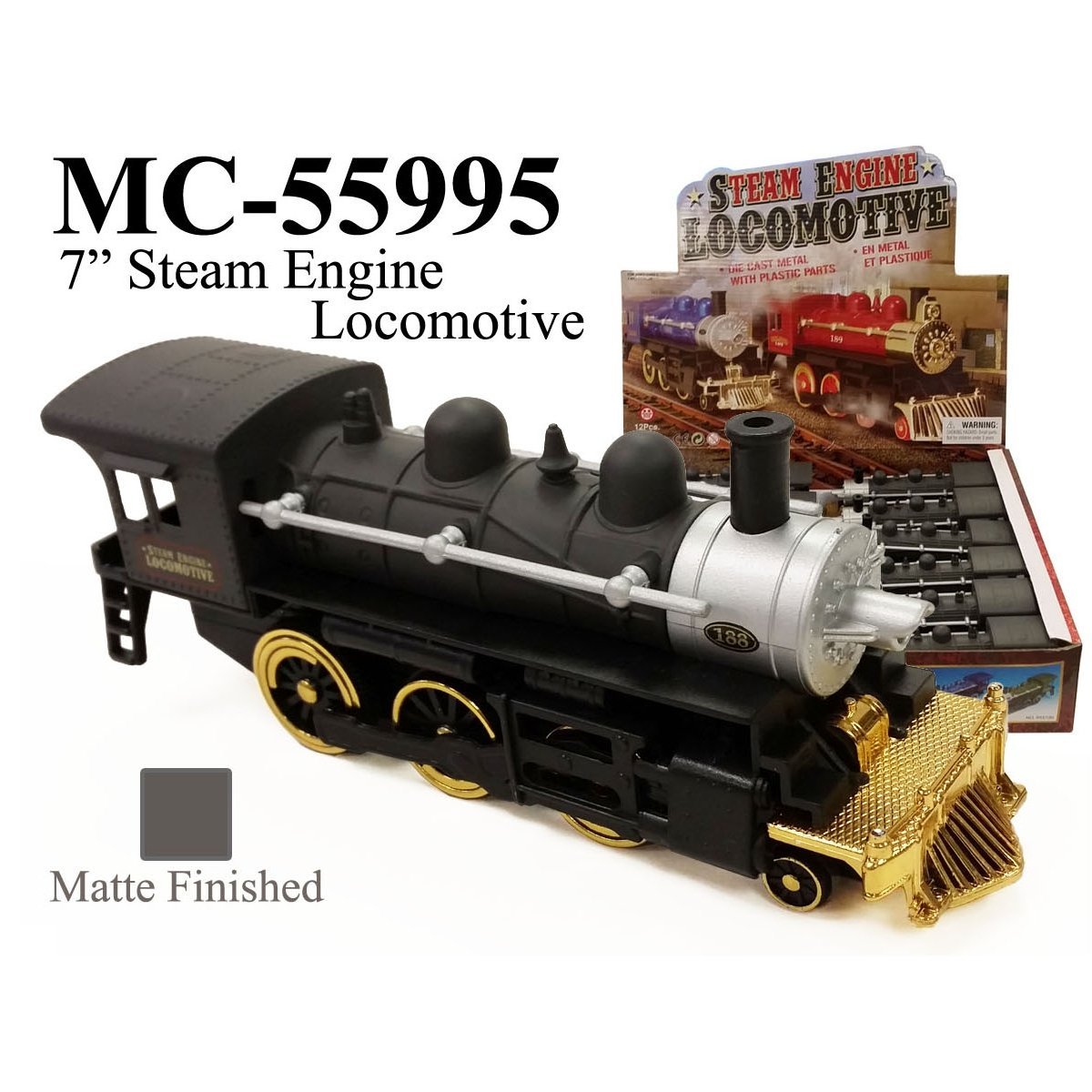 La Luna Bella Matte Steam Engine Locomotive