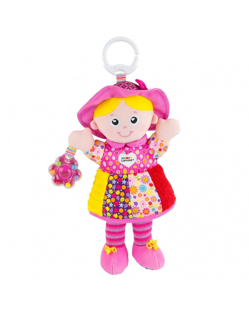 LAMAZE MY FRIEND EMILY CLIP & GO BABY TOY