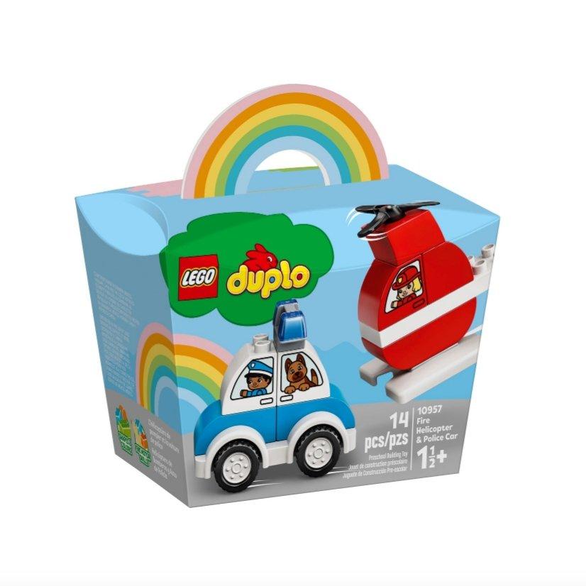 LEGO DUPLO® Fire Helicopter & Police Car