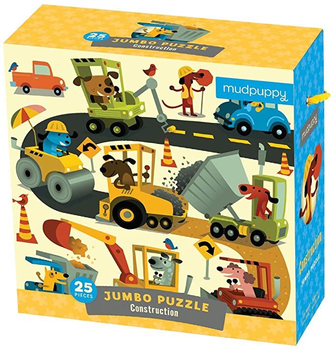 Mudpuppy Jumbo Puzzle Construction