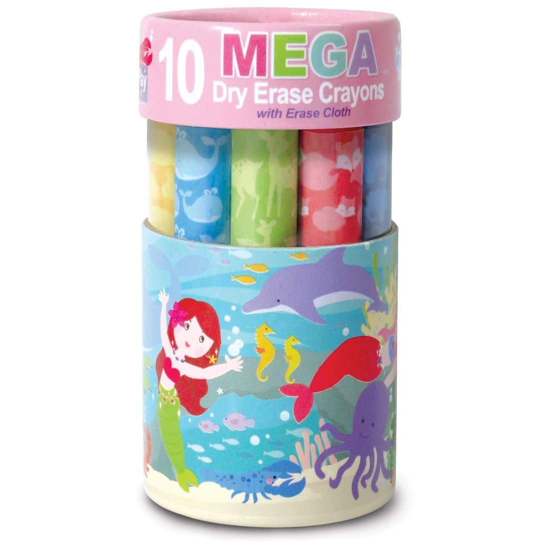 Piggy Story Dry Erase Mega Crayons