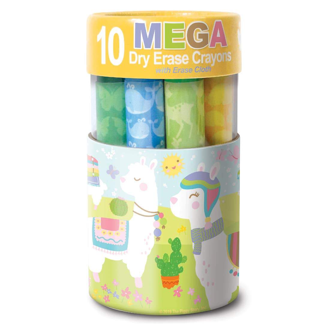 Piggy Story Dry Erase Mega Crayons