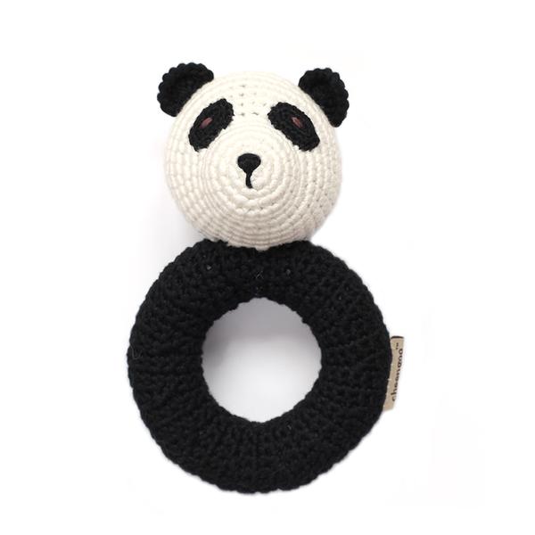 Cheengoo Animal Ring Hand Crocheted Rattle