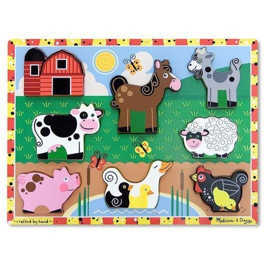 Melissa & Doug Farm Chunky Puzzle