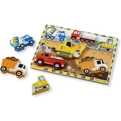 Melissa & Doug Construction Chunky Puzzle