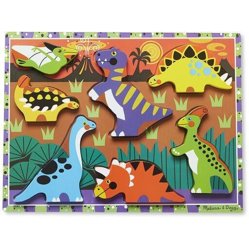Melissa & Doug Dinosaurs Chunky Puzzle