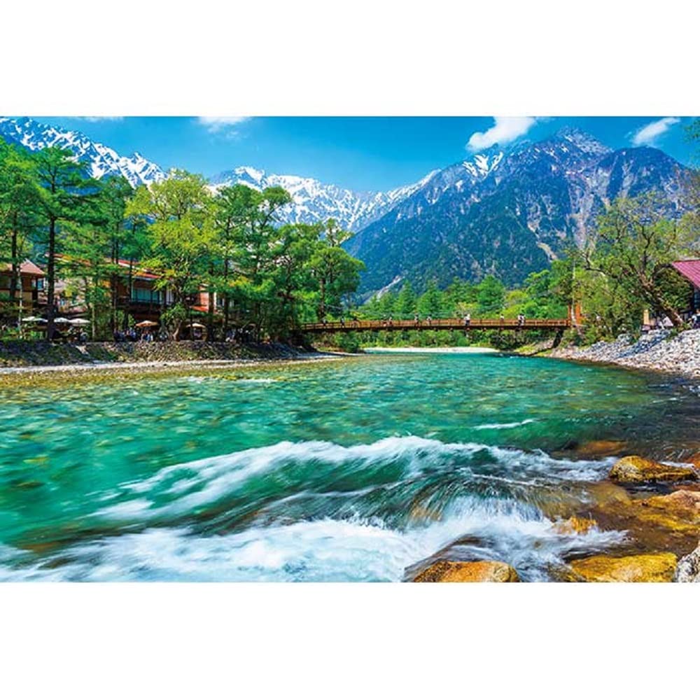 1000 Piece Jigsaw Puzzle Clear Stream And Hotaka Mountains -Nagano- (50 X 75Cm)