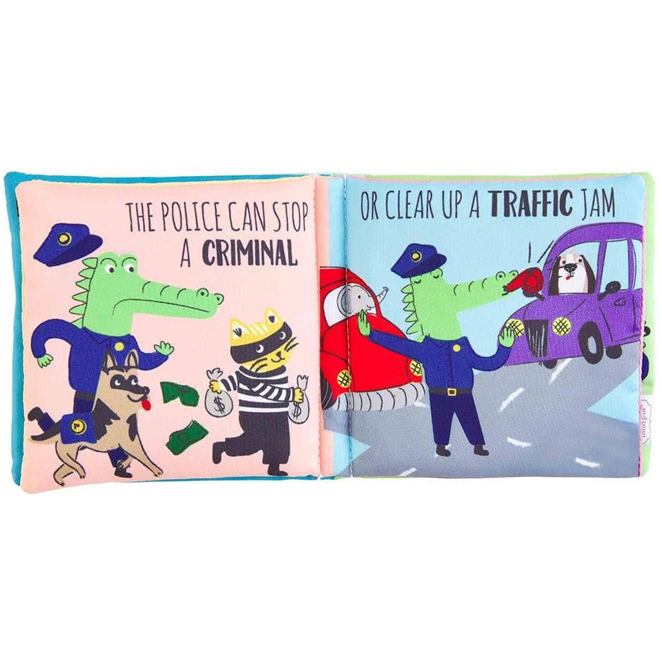 Mud Pie Police Car Book & Toy