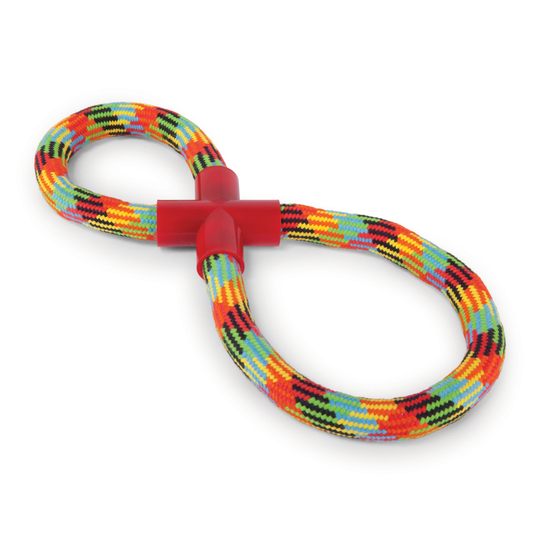 Braided Rope Figure 8 Tug Dog Toy