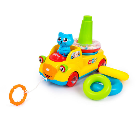 PLAYKIDIZ STACKABLE RINGS AND PULL ALONG TOY