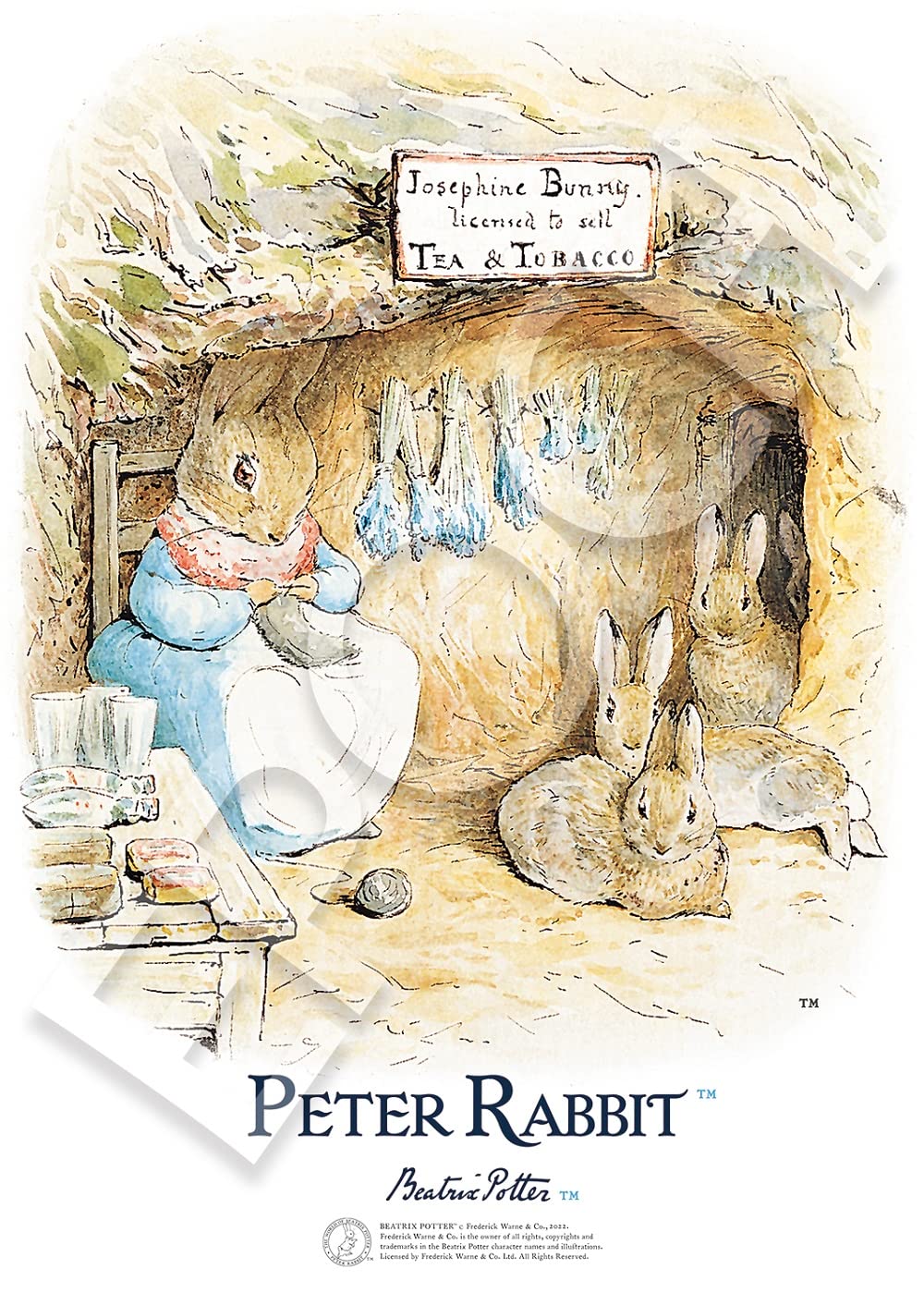 216 Piece Jigsaw Puzzle Peter Rabbit Artworks Of Beatrix Potter™ Peter&S Mother And 3 Sisters Small Piece (18.2X25.7Cm)