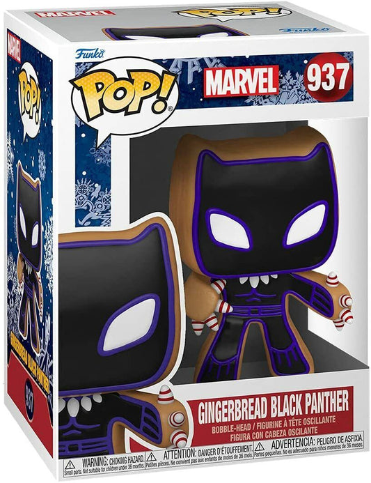 Gingerbread Black Panther Pop Figure