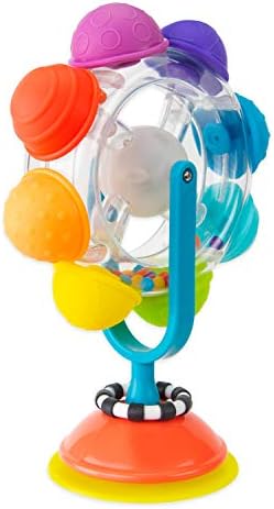 Sassy Light Up Rainbow Wheel Tray Toy, Multi