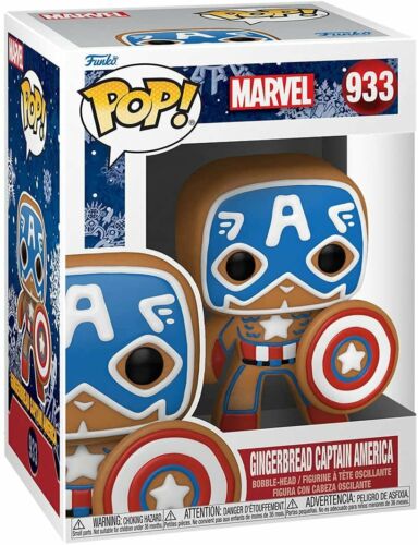Gingerbread Captain America Pop Figure