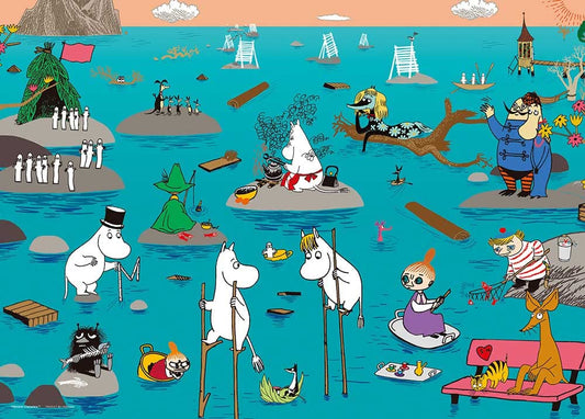 500 Piece Jigsaw Puzzle Moomin Moomin In Love (38X53Cm)