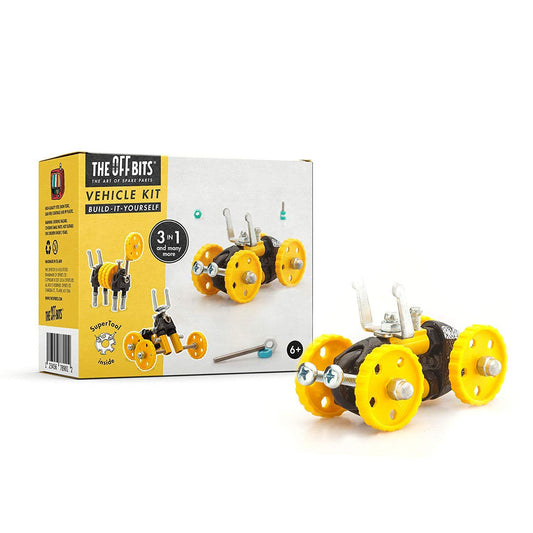 Fat Brain Toys OffBits Vehicle Yellow