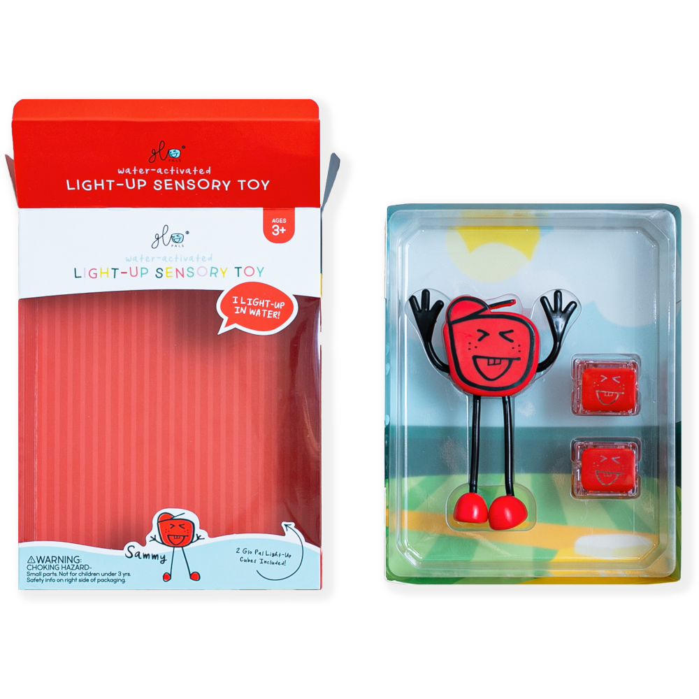 Glo Pals Sammy Character with 2 Light-Up Cubes