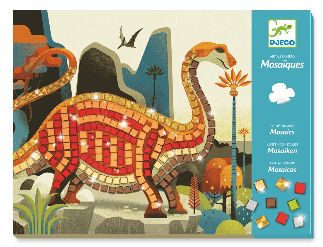 DJECO PG Mosaics Dinosaurs