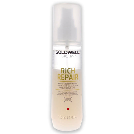 Goldwell Dualsenses Rich Repair Restoring Serum Spray by Goldwell for Unisex - 5 oz Serum