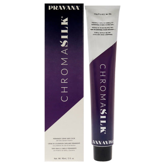 ChromaSilk Creme Hair Color - 6NTA-6NT1 Dark Neutral Ash Blonde by Pravana for Unisex - 3 oz Hair Color