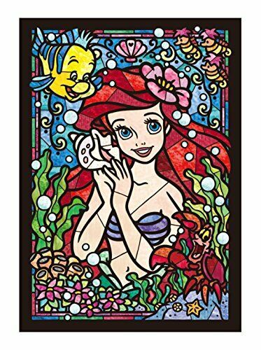 Jigsaw Puzzle Stained Art Disney Ariel Stained Glass 266p Dsg-266-751